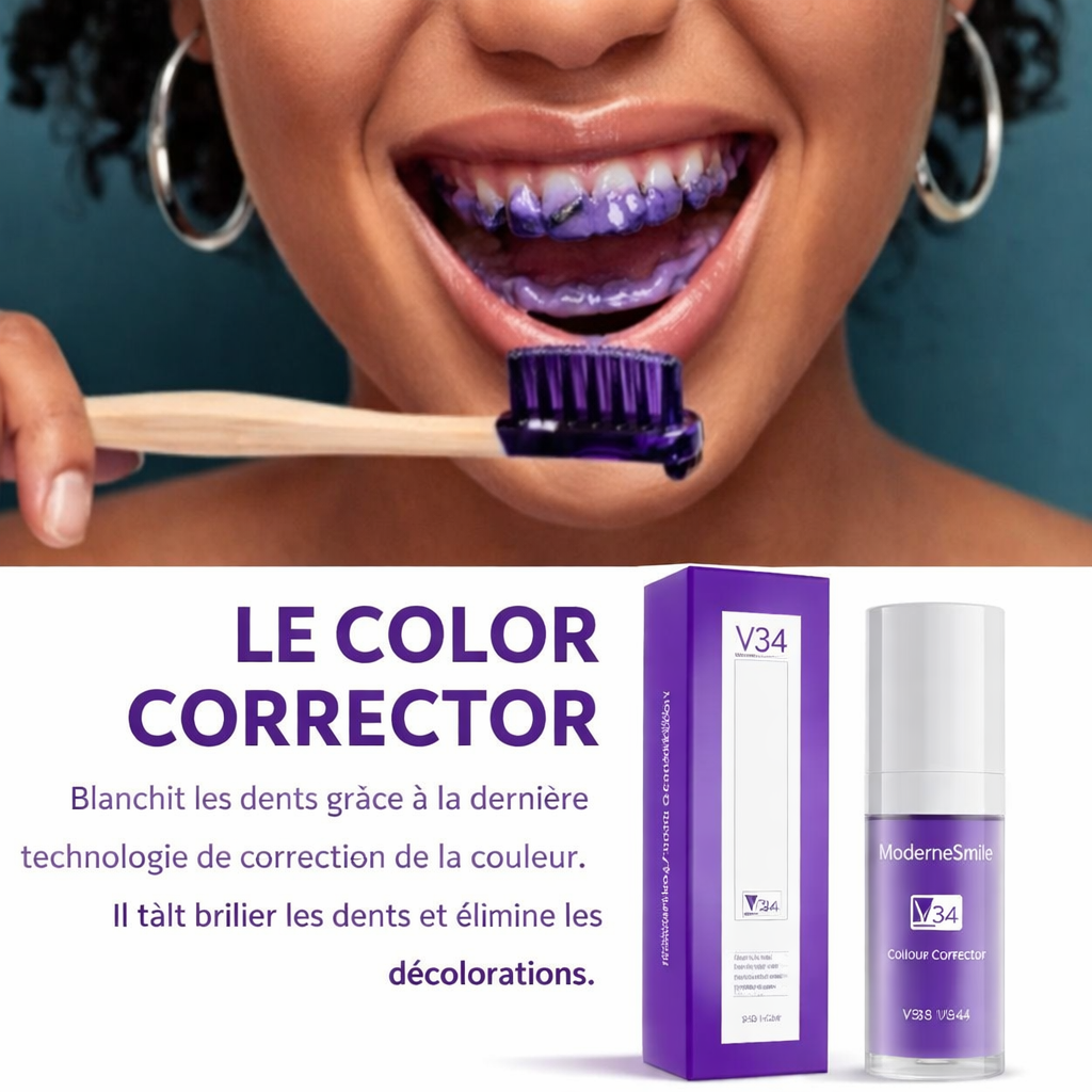 Sérum Blanchissant ModerneSmile™ V34 - éclat instantané pour un sourire radieux