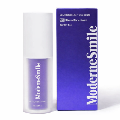 Suero blanqueador ModerneSmile™ V34: resplandor instantáneo para una sonrisa radiante